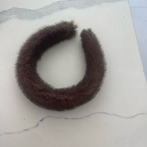 Luxury Brown Mink Fur Headband – Soft & Elegant – NEW gorgeous